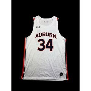 Auburn Tigers Basketball Jersey #34 Charles Barkley white Under Armour Men's S